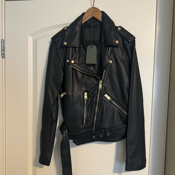 Allsaints Balfern leather jacket - Picture 3 of 6